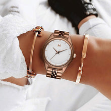 MVMT 28000081-D Mini Rise White Dial-Rose Gold Bracelet Damenuhr