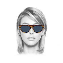 Polaroid Damen Sonnenbrille PLD 6108-S IPR Havana Blue