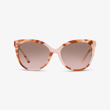 MICHAEL KORS Damen Sonnenbrille MK2045 379111 55 Milky Coral Tort Pink Peach Jan