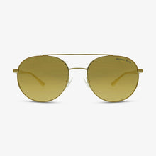 MICHAEL KORS Damen Sonnenbrille MK1021 11687P 53 Gold Lon