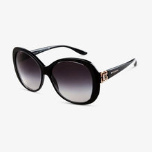 BVLGARI Damen Sonnenbrille BV8171BF 53838G 57 Top Crystal On Black Asian Fit