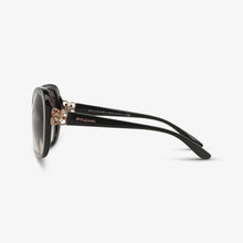 BVLGARI Damen Sonnenbrille BV8171BF 53838G 57 Top Crystal On Black Asian Fit