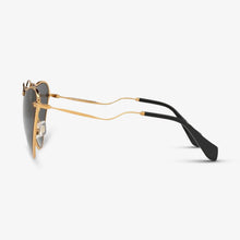 MIU-MIU Damen Sonnenbrille MU 55RS 7OE1A1 65 Antique Gold 