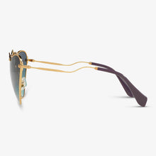 MIU-MIU Damen Sonnenbrille MU 55RS 7OE5R2 65 Antique Gold 