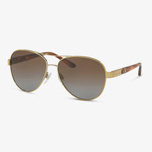 RALPH LAUREN Damen Sonnenbrille RL7054Q 911613 59 Light Gold