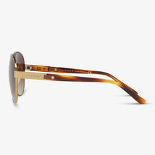 RALPH LAUREN Damen Sonnenbrille RL7054Q 911613 59 Light Gold