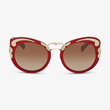 PRADA Damen Sonnenbrille PR 07TS VAI1Z1 54 Minimal Baroque Red 