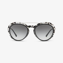 GIORGIO ARMANI Damen Sonnenbrille AR6055 301511 54 Silver And Black Grey Havana 