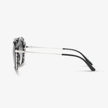 GIORGIO ARMANI Damen Sonnenbrille AR6055 301511 54 Silver And Black Grey Havana 