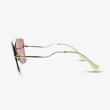 MIU-MIU Damen Sonnenbrille MU 52SS ZVN0A0 62 Pale Gold 