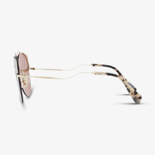 MIU-MIU Damen Sonnenbrille MU 52SS ZVN6S0 62 Pale Gold 