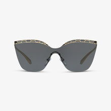 BVLGARI Damen Sonnenbrille BV6093 278-87 37 Pale Gold/Black 