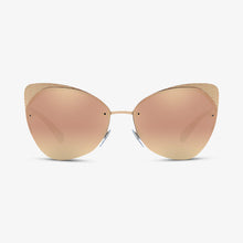 BVLGARI Damen Sonnenbrille BV6096 20134Z 58 Matte Pink Gold/Pink Gold  Serpenti