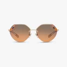BVLGARI Damen Sonnenbrille BV6099 201318 57 Matte Pale Gold 