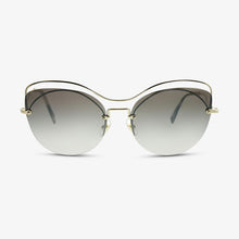 MIU-MIU Damen Sonnenbrille MU 50TS ZVN5O0 60 Pale Gold 