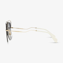 MIU-MIU Damen Sonnenbrille MU 50TS UE63A0 60 Blue Gold