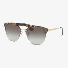 PRADA Damen Sonnenbrille PR 53US SZ60A7 42 Havana Pale Gold/Medium Havana/Green 