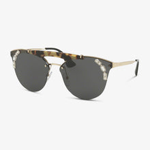 PRADA Damen Sonnenbrille PR 53US I8N5S0 42 Pale Gold/Medium Havana 