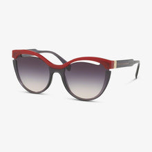 MIU-MIU Damen Sonnenbrille MU 01TS 7J8NJ0 36 Burgundy Bordeaux/Transparent Lilac 