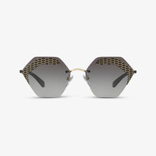 BVLGARI Damen Sonnenbrille BV6103 20288G 57 Black matte Black/Pale Gold 
