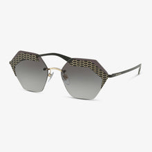 BVLGARI Damen Sonnenbrille BV6103 20288G 57 Black matte Black/Pale Gold 