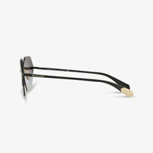 BVLGARI Damen Sonnenbrille BV6103 20288G 57 Black matte Black/Pale Gold 