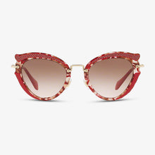 MIU-MIU Damen Sonnenbrille MU 05SS K6G0A6 52 Havana raspberry Havana/Brown 