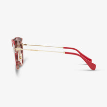 MIU-MIU Damen Sonnenbrille MU 05SS K6G0A6 52 Havana raspberry Havana/Brown 