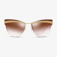 PRADA Damen Sonnenbrille PR 12US KNG4O0 65 Brown beige/Marrone Chiaro 