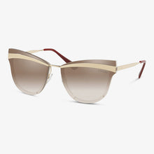 PRADA Damen Sonnenbrille PR 12US KNG4O0 65 Brown beige/Marrone Chiaro 