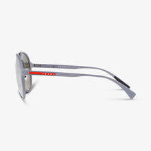 PRADA ROSSA Herren Sonnenbrille PS 05RS K3E2B0 58 Grey Rubber