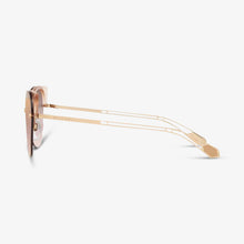 BVLGARI Damen Sonnenbrille BV6107 20486F 62 Gold Pink Transparent 