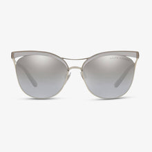 RALPH LAUREN Damen Sonnenbrille RL7061 93556V 56 Silver transparant Grey/Sanded Silver 
