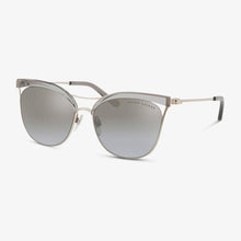 RALPH LAUREN Damen Sonnenbrille RL7061 93556V 56 Silver transparant Grey/Sanded Silver 