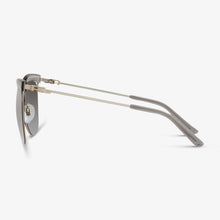 RALPH LAUREN Damen Sonnenbrille RL7061 93556V 56 Silver transparant Grey/Sanded Silver 