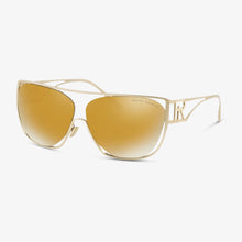 RALPH LAUREN Damen Sonnenbrille RL7063 91167P 64 Matte Light Gold 