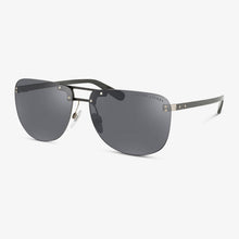 RALPH LAUREN Herren Sonnenbrille RL7062 57066G 63 Silver Carbon 