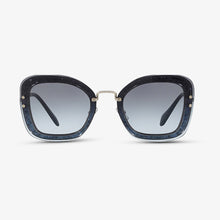 MIU-MIU Damen Sonnenbrille MU 02TS 102156 65 Transparente Blue 