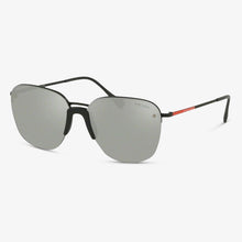 PRADA ROSSA Herren Sonnenbrille PS 53US DG02B0 57 Black Rubber 