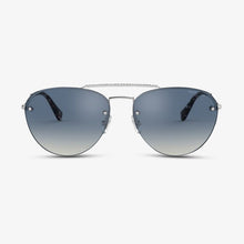 MIU-MIU Damen Sonnenbrille MU 54US 1BC3A0 59 Silver