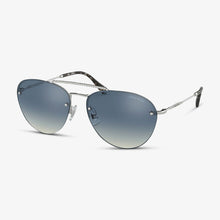 MIU-MIU Damen Sonnenbrille MU 54US 1BC3A0 59 Silver