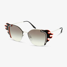 PRADA Damen Sonnenbrille PR 59VS 4275O0 64 SILVER/BLACK ORANGE 