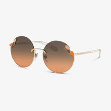 BVLGARI Damen Sonnenbrille BV6124 278-18 57 Gold