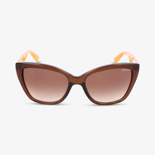 Police Damen Sonnenbrille SPL407 893 Shiny Brown