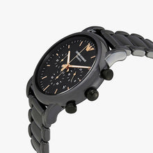 Emporio Armani AR1509 Ceramica Herrenarmbanduhr mit Chronograf