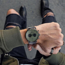 MVMT D-BT01-OLGU Blacktop Rallye Green Gunmetal Herrenuhr