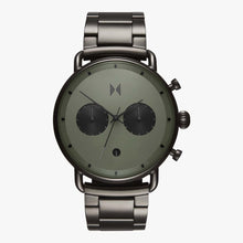 MVMT D-BT01-OLGU Blacktop Rallye Green Gunmetal Herrenuhr
