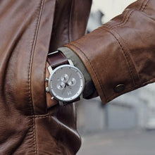 MVMT D-MC01-SBRL Chrono 45 Silver Brown Herrenuhr