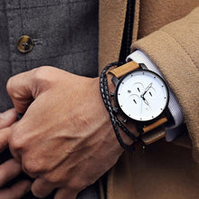 MVMT D-MC01-WBTL Chrono 45 White Black Tan Herrenuhr