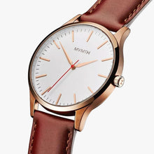 MVMT D-MT01-WBR 40 Series Rose Gold Natural Tan Herrenuhr